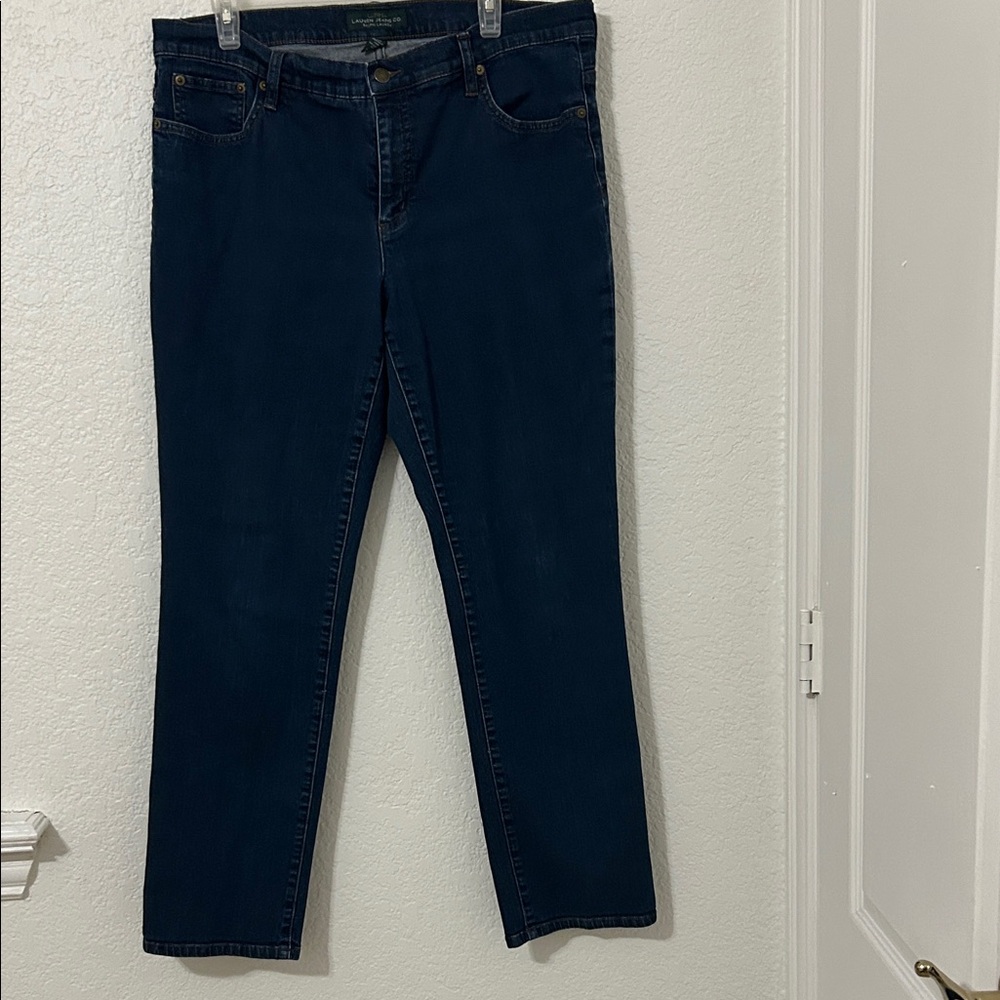 Lauren Ralph Lauren Navy Straight Leg Jeans